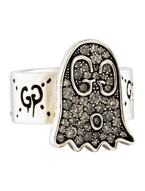 gucci opemn heart ring|gucci ghost ring price.